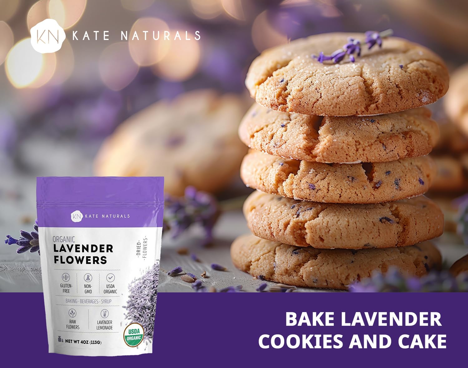 🌸 Organic Dried Lavender Flowers (4 oz) - Image 5