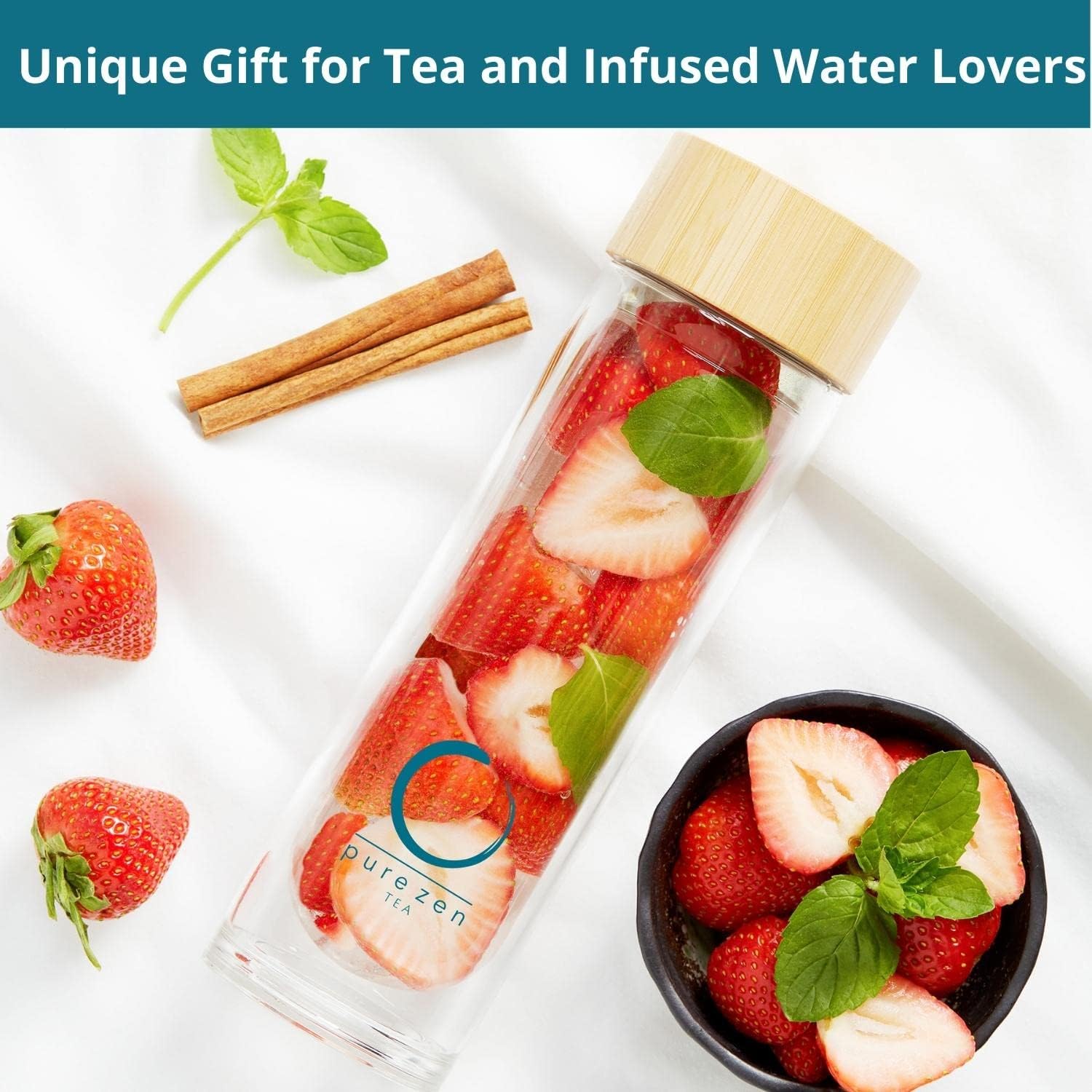 🍵 Pure Zen Glass Tea Infuser Bottle (15 oz) - Image 7