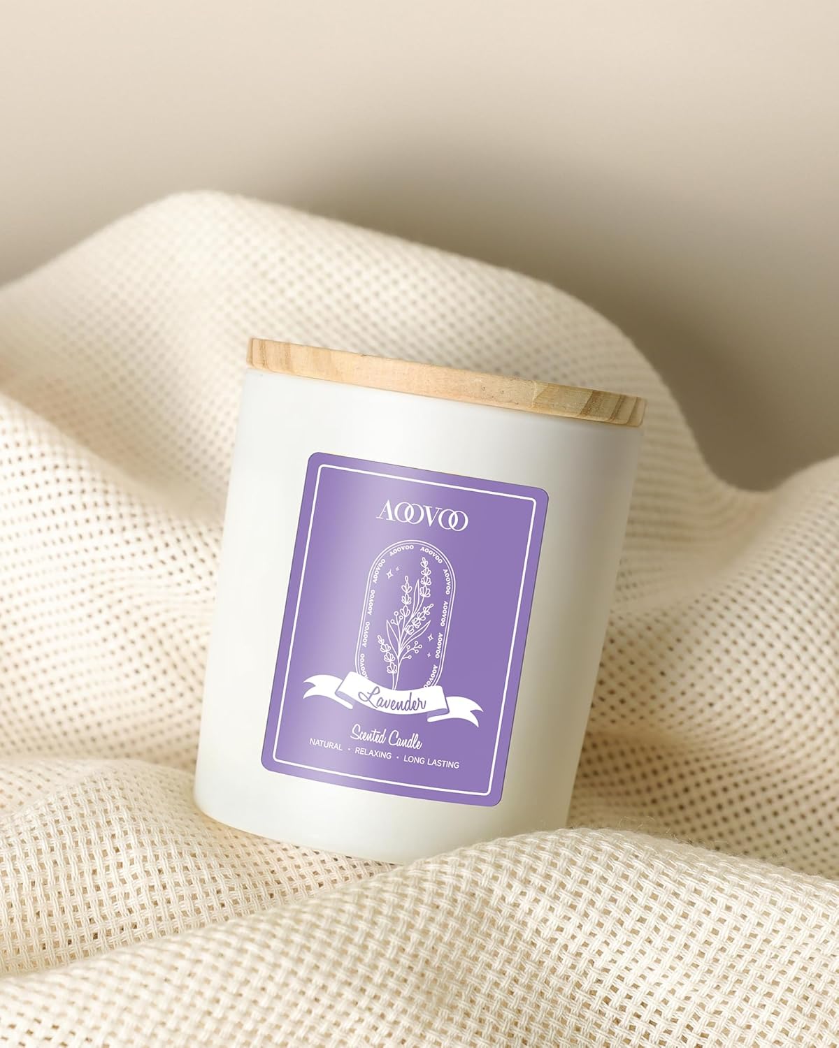 🕯️ Lavender Scented Candle with Crystals (7 oz) - Image 7
