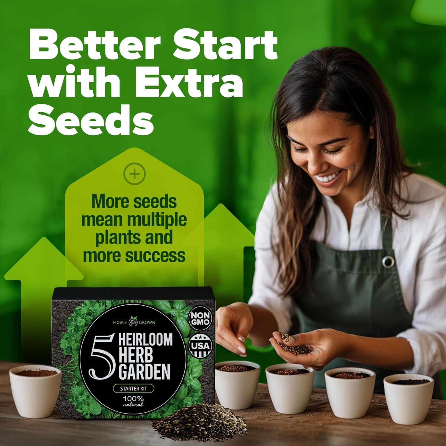🌱 HOME GROWN Indoor Herb Garden Starter Kit - Image 6